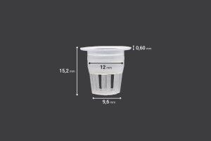 Durchflussregler - Kunststoffablauf (PE) - Durchmesser 12 mm - 50 Stk-εικόνα_σύνθεση