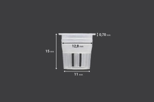 Régulateur de débit - égouttoir en plastique (PE) avec diamètre 12,5 mm - 50 pcs.-3