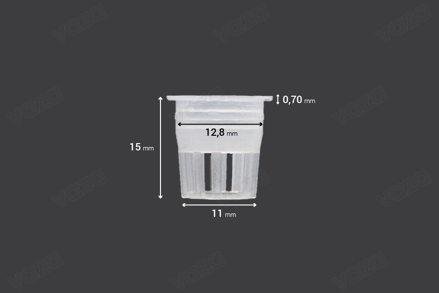 Durchflussregler - Kunststoffablauf (PE) - Durchmesser 12,5 mm - 50 Stk-