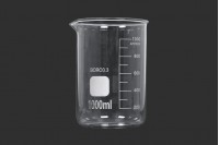 Ποτήρι ζέσεως 1000 ml γυάλινο κυλινδρικό 