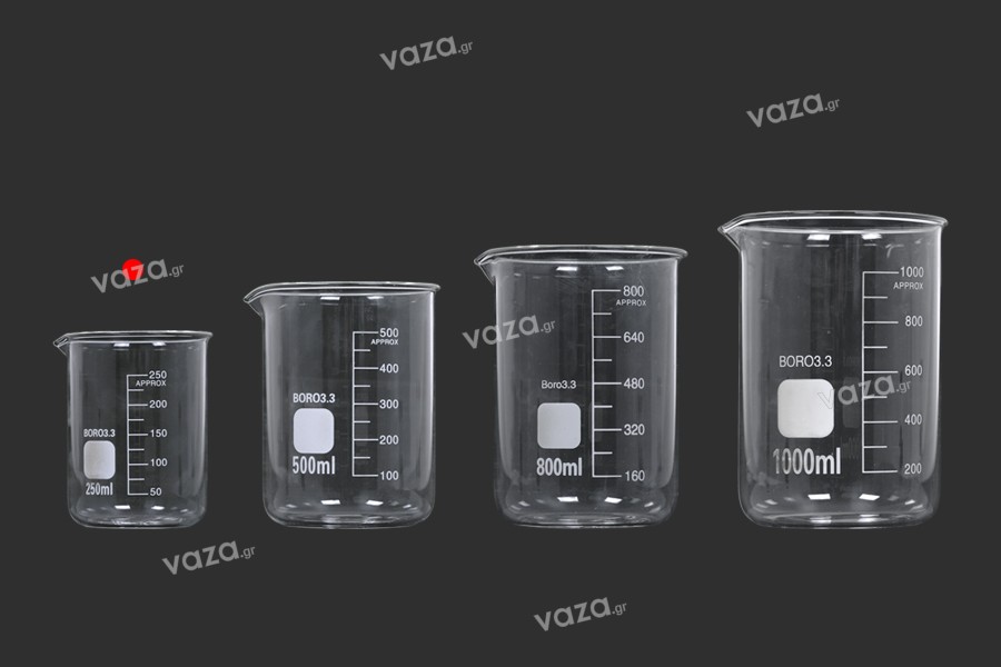 250ml graduated cylindrical laboratory glass beaker