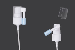 Spray 18/410 local spray plastic with transparent cap and protective cap on the nozzle-1