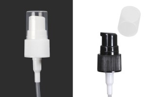 PP20 Kunststoffpumpe für Cremes mit transparentem Deckel-εικόνα_προϊοντική