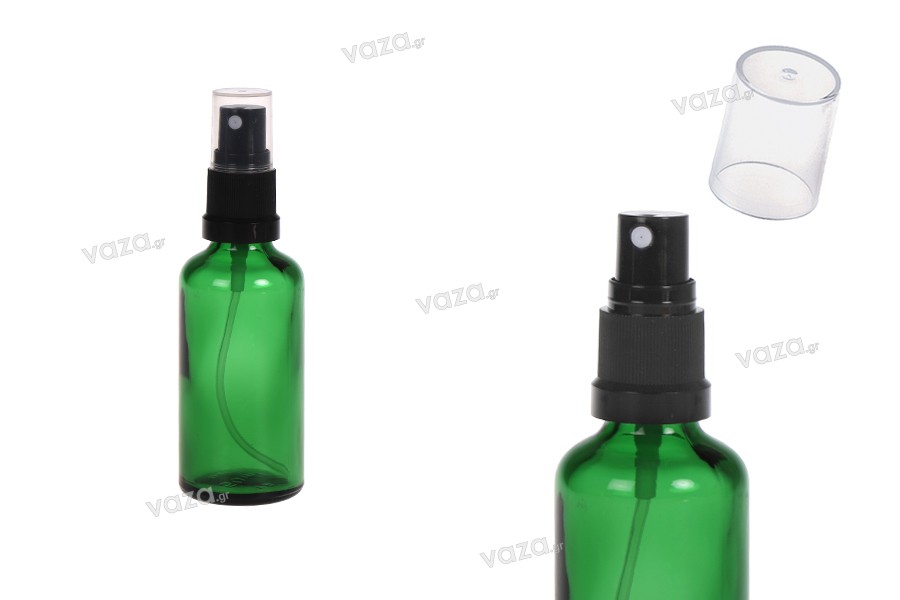 PP18 plastic spray for oils with clear cap