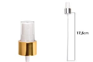 Aluminiumspray für Öle PP 20 mit transparentem Kunststoffdeckel-εικόνα_διαστάσεις