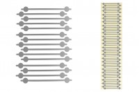 Selbstklebende Dichtung - Aluminium-Sicherheitsband 68 mm Silber - 48 Stk