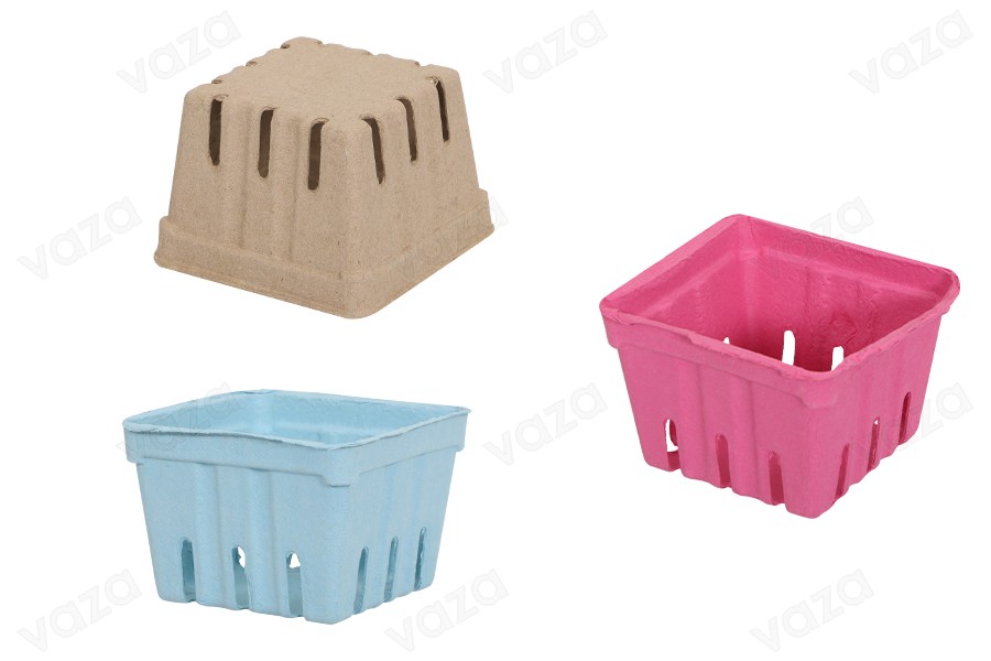 Obstkörbe 110x110x75mm aus Recyclingpapier Obstkörbe 110x110x75mm aus Recyclingpapier-εικόνα_προϊοντική