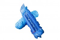 Ποδονάρια σε μπλε χρώμα μιας χρήσης με γαντζάκια (για συσκευή 1064-1) - 100 τμχ