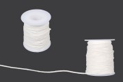 Mèches en coton pour bougies - rouleau de 60 mètres (diamètre de 1,5 mm)