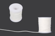 Cotton wicks for candles - roll of 60 meters (diameter 2 mm)