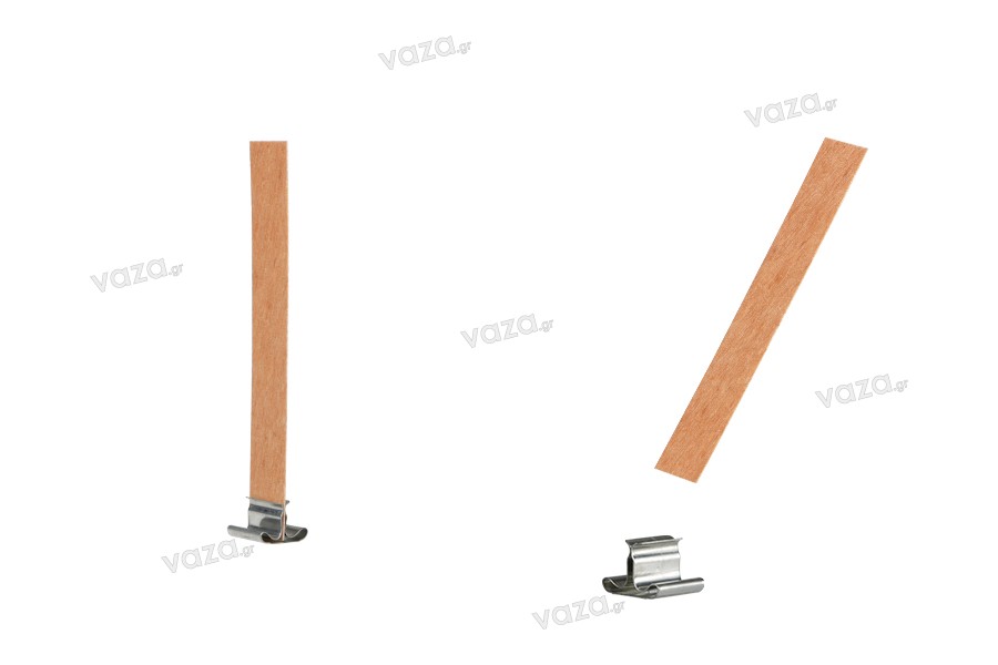 Metal bases for wooden wicks - 25 pcs