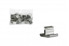 Metal bases for wooden wicks - 25 pcs