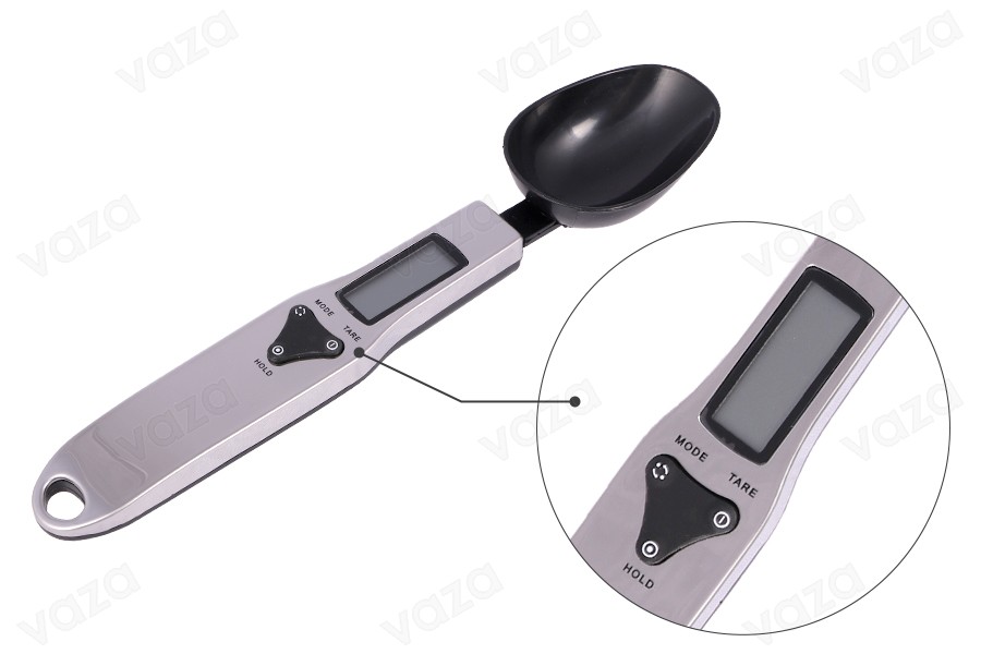 Bilancia da cucina digitale - cucchiaio con schermo LCD (0.1-300 gr.)-immagine_prodotto