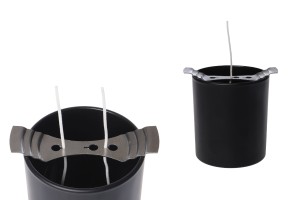 Base de support en acier inoxydable pour les mèches - 25 pcs-εικόνα_σύνθεση