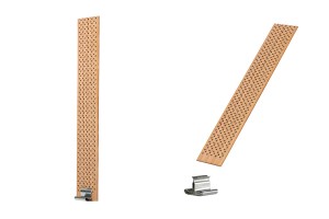 Fitila druri 25x152 mm me bazë metalike për qirinj - 5 copë-imazh_produkt