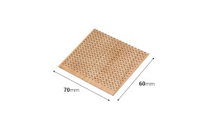 Holzdochte 70x60 mm mit Metallfuß für Kerzen - 5 Stk-εικόνα_διαστάσεις
