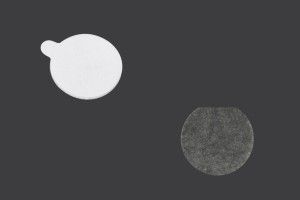 15mm doppelseitige Aufkleber für Kerzendochte (Acrylmaterial) - 56 Stk-1