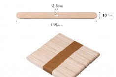 Βάση στήριξης ξύλινη για φιτίλια - 50 τμχ
