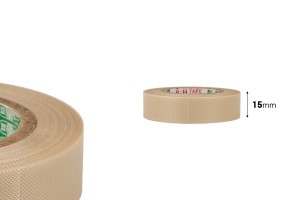 Ersatz-Selbstklebetuch für die Isolierung aus Chrom-Nickelin (Länge 10 m - Breite 15 mm)-εικόνα_διαστάσεις