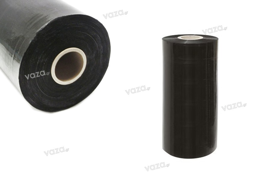 Φιλμ περιτύλιξης παλετών (stretch film) σε μαύρο χρώμα - Πλάτος: 500mm, βάρος: 15,5 kg
