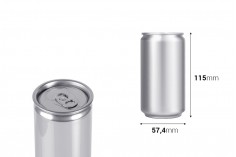 Récipient en aluminium de 250 ml (boîte de conserve)