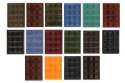 Couleurs pour bougies sous forme solide (cubes) - 2,5 g.