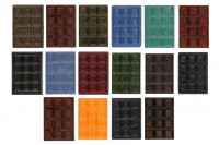 Couleurs pour bougies sous forme solide (cubes) - 2,5 g.