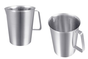 Σκεύος ανοξείδωτο (inox) 2000 ml με διαβάθμιση και χερούλι -εικόνα_προϊοντική