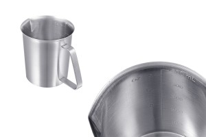 Acier inoxydable (inox) 500 ml avec graduation et poignée-εικόνα_σύνθεση