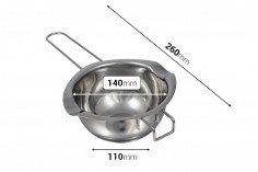 Metal container (inox) 400 ml for bain marie