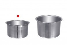 Récipient en métal (inox) pour bain-marie - 140 mm