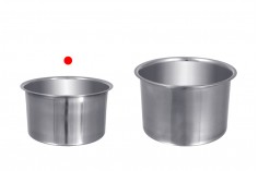 Metallgefäß (Edelstahl) für Bain-Marie - 140 mm