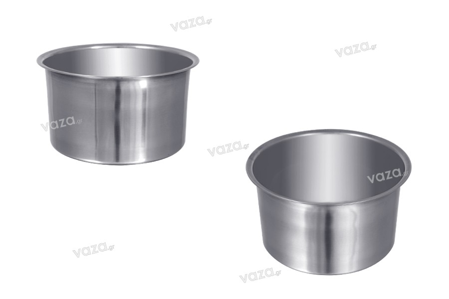 Metallgefäß (Edelstahl) für Bain-Marie - 140 mm