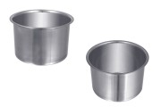 Μεταλλικό σκεύος (inox) για μπεν μαρί - 155 mm