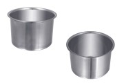 Ustensile en métal (inox) pour bain-marie - 160 mm