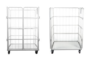 Chariot (panier) lourd à roues pour l'approvisionnement/la projection de marchandises-εικόνα_προϊοντική