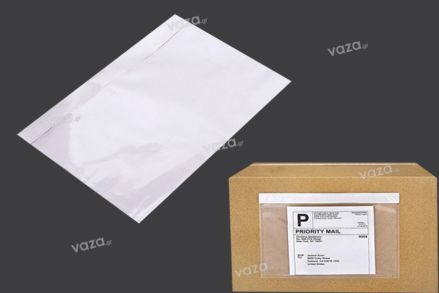 Astucci autoadesivi per documenti accompagnamento corriere (packing list) 170x250 mm - 100 pz