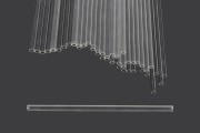 Cannucce in vetro 200 x 8 mm trasparenti multiuso - 10 pz