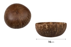Schale aus natürlicher Kokosnuss - Außendurchmesser 16cm-εικόνα_διαστάσεις