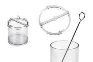 Plastic mold for candles Φ10x10 cm in cylindrical shape-εικόνα_προϊοντική
