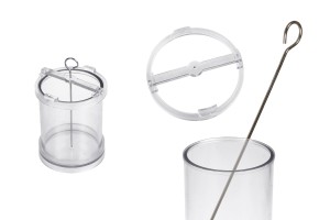 Plastic mold for candles 8x10 cm in cylindrical shape-εικόνα_προϊοντική