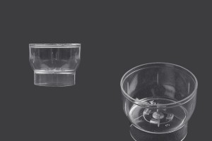 Clear plastic case for tealight candles - 20 pcs-εικόνα_προϊοντική