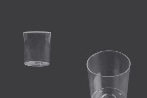 Clear plastic case for candles - 20 pcs-1