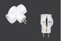 3-way Multiple Plug Socket ( T - shaped)