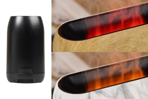 Aromatherapy device with ultrasound technology and flame effect-2