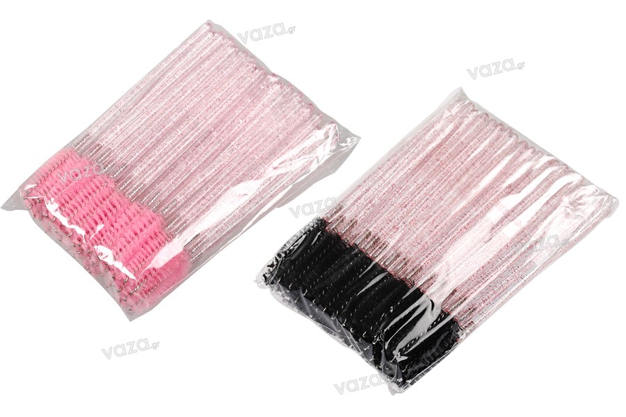Brushes for eyelashes and eyebrows - package of 50 pcs