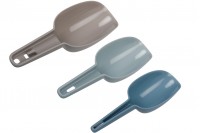 Plastic scoops - set 3 pcs