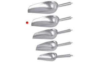Stainless steel scoop - length 28,8 cm-εικόνα_σύνθεση