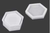 Silicone mold in hexagonal shape for epoxy resin