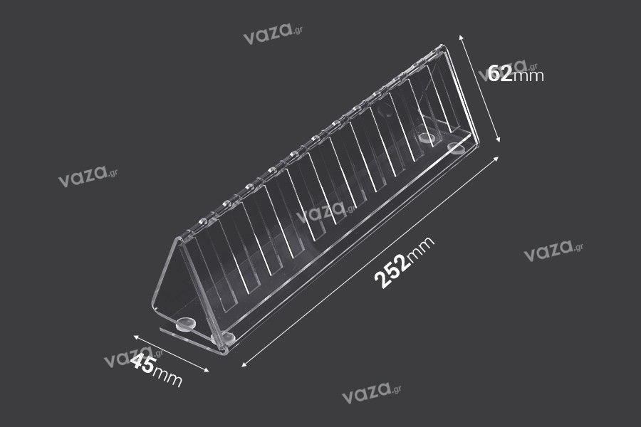 Acrylic base for blotters - 12 holes